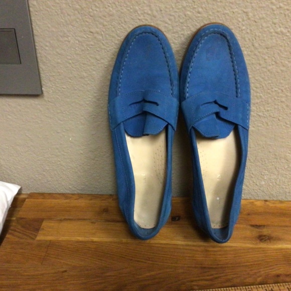 Cole Haan blue sude shoes size 9.5 - Picture 2 of 4